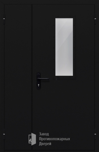 Фото двери «Полуторная со стеклом №24» в Перми