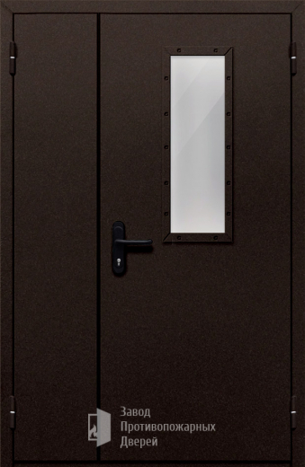Фото двери «Полуторная со стеклом №210» в Перми