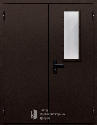 Фото двери «Двупольная со одним стеклом №410» в Перми