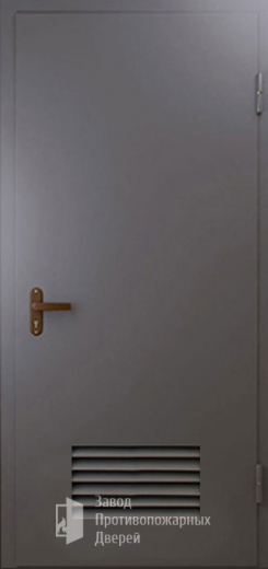 Фото двери «Техническая дверь №3 однопольная с вентиляционной решеткой» в Перми