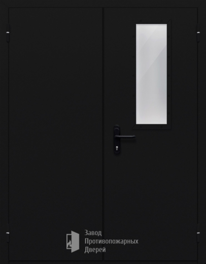 Фото двери «Двупольная со одним стеклом №44» в Перми