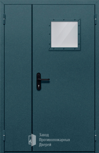 Фото двери «Полуторная со стеклом №87» в Перми