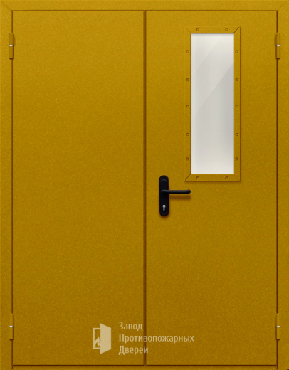 Фото двери «Двупольная со одним стеклом №45» в Перми
