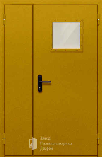 Фото двери «Полуторная со стеклом №85» в Перми