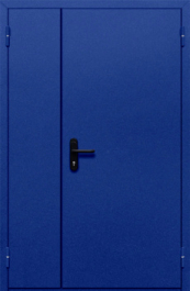 Фото двери «Полуторная глухая (синяя)» в Перми