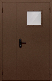 Фото двери «Полуторная со стеклом №88» в Перми