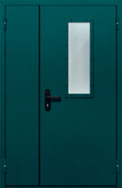 Фото двери «Полуторная со стеклом №26» в Перми