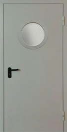 Фото двери «Однопольная с круглым стеклом EI-30» в Перми