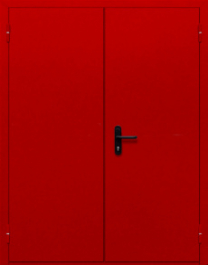 Фото двери «Двупольная глухая (красная)» в Перми