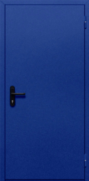 Фото двери «Однопольная глухая (синяя)» в Перми